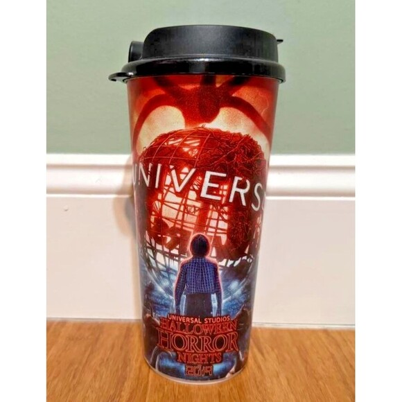 Universal Halloween Horror Nights Stranger Things Freestyle Cup w/ Lid 2019 HHN - Picture 1 of 8